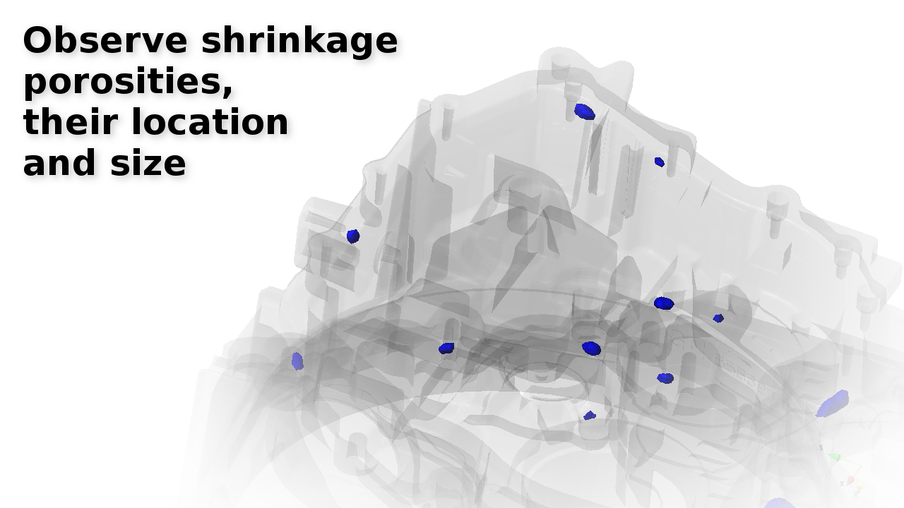 Shrinkage porosities